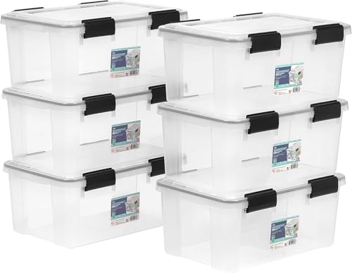 IRIS USA WeatherPro Multi-Purpose Airtight Storage Box with Heavy-Duty Gasket